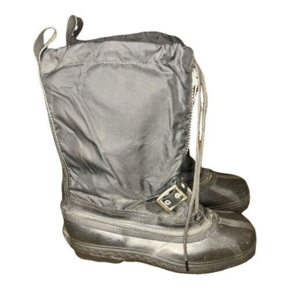 Vintage Mens Size 8 Steel Shank Snowmobile Quad Water Proof Cold Weather Boots
